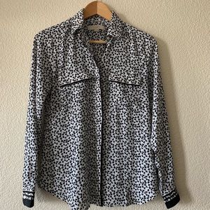 LOFT Floral Blouse